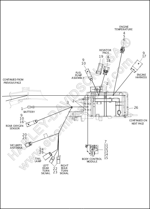 WIRING HARNESS, MAIN, KEYLESS, ABS (3 OF 4)